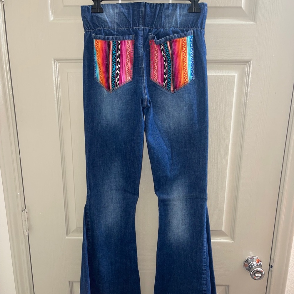 Serape Bell Bottoms Size Medium
